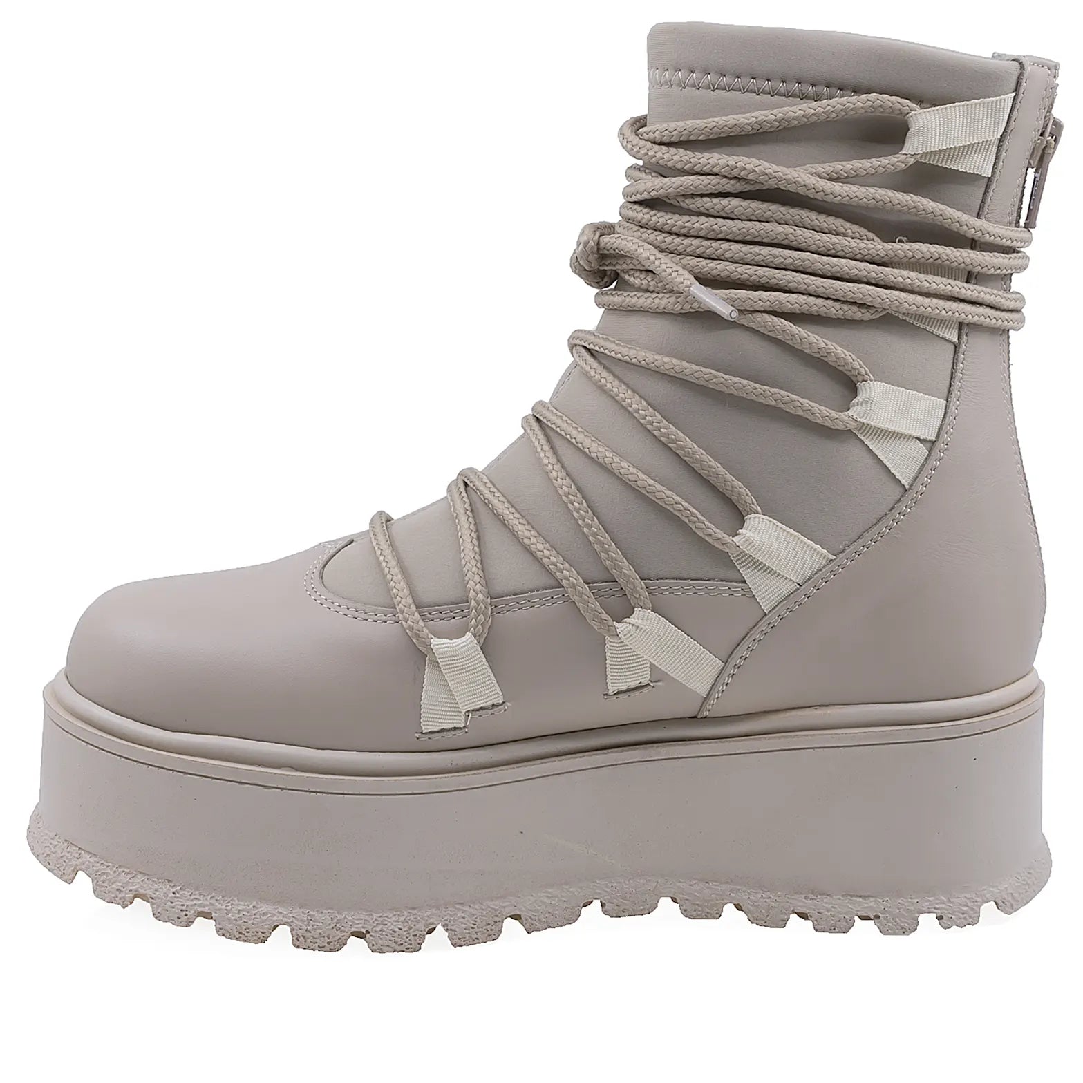 Ghete Dama Casual Anna Viotti Piele Naturala D44-488 Bej