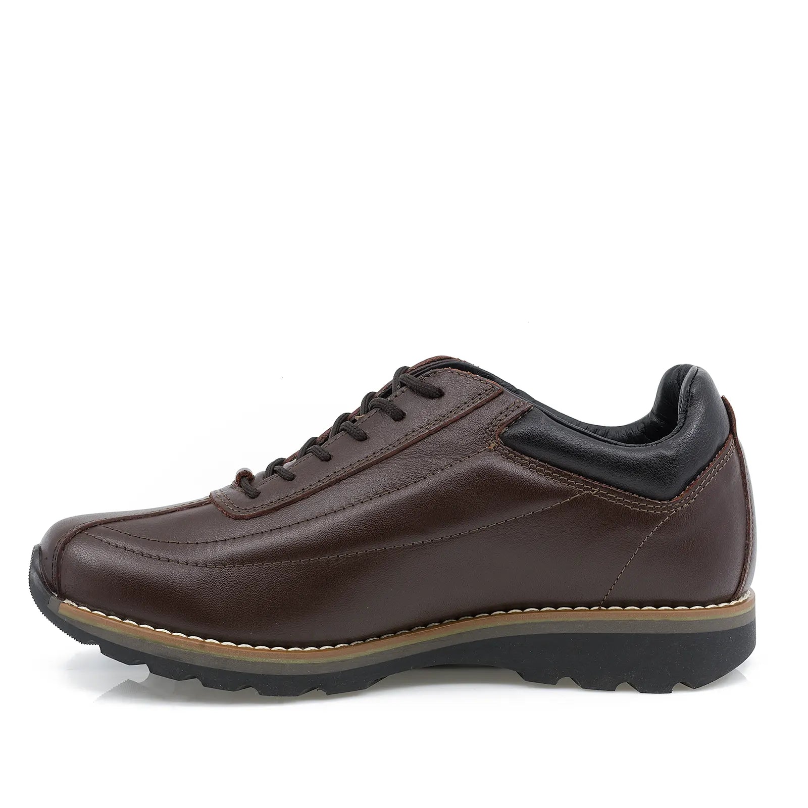 Pantofi barbati casual Bontimes piele naturala B635 maro