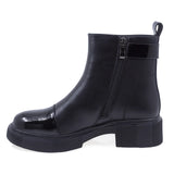 Ghete Dama Casual Anna Viotti Piele Lacuita D112-GAW2526 negru