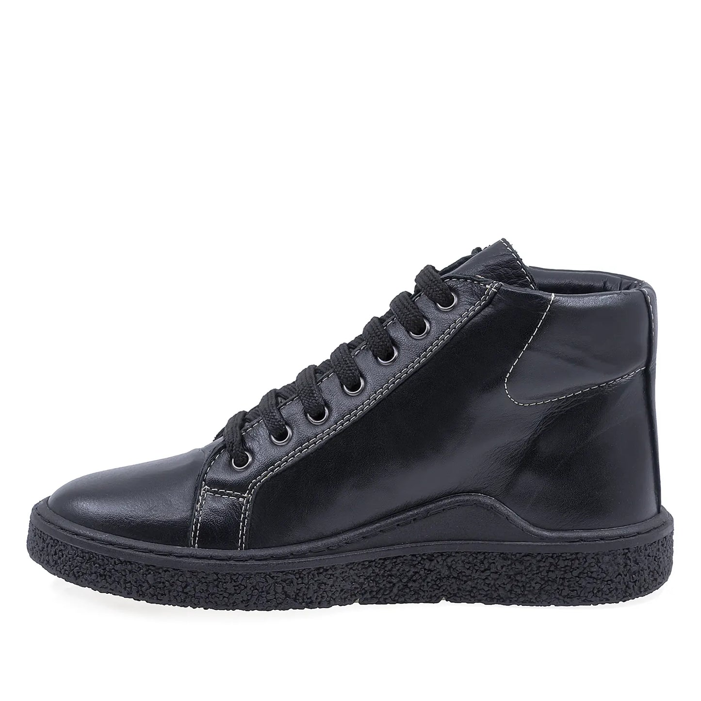 Ghete Dama Casual Anna Viotti Piele Naturala D19-231407-1 Negru