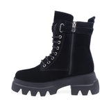 Ghete Dama Casual Anna Viotti Piele Intoarsa D44-4434 Negru