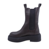 Ghete Dama Casual Anna Viotti Piele Naturala D15-08328-20-22 Maro