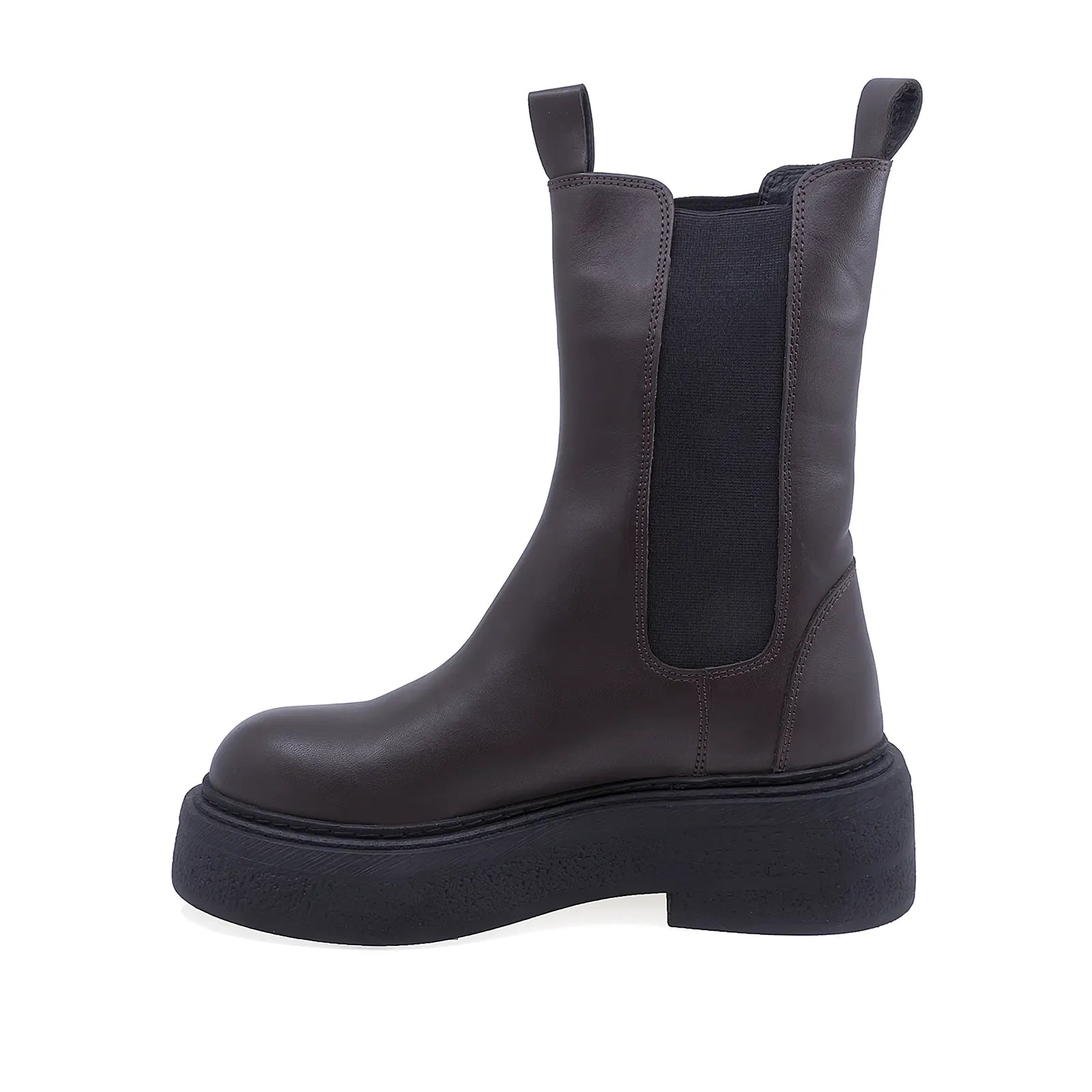 Ghete Dama Casual Anna Viotti Piele Naturala D15-08328-20-22 Maro