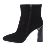 Ghete Dama Elegante Anna Viotti Piele Intoarsa D112-GAW2575 Negru