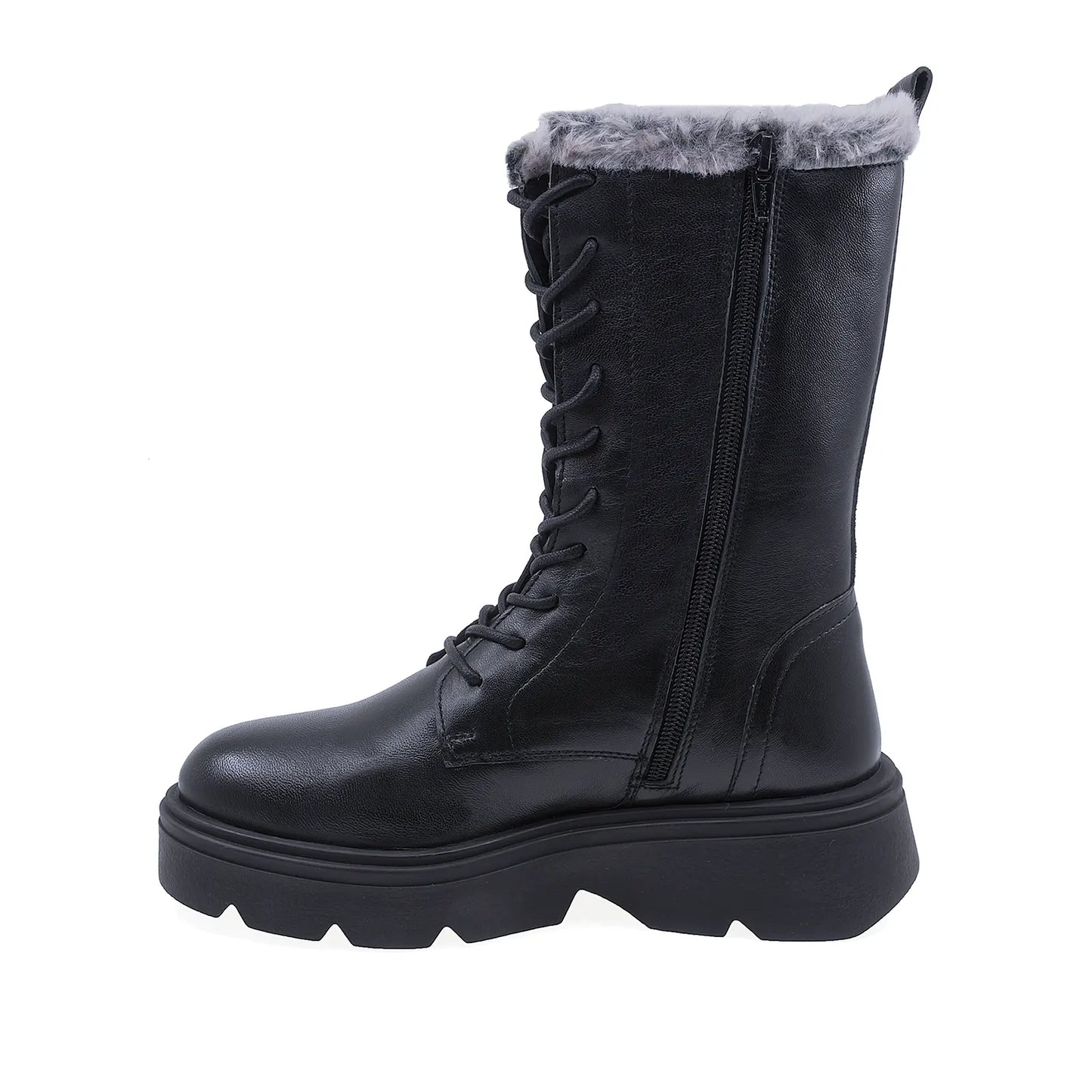 Cizme Dama Casual Anna Viotti Piele Naturala D201-1034 Negru