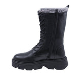 Cizme Dama Casual Anna Viotti Piele Naturala D201-1034 Negru