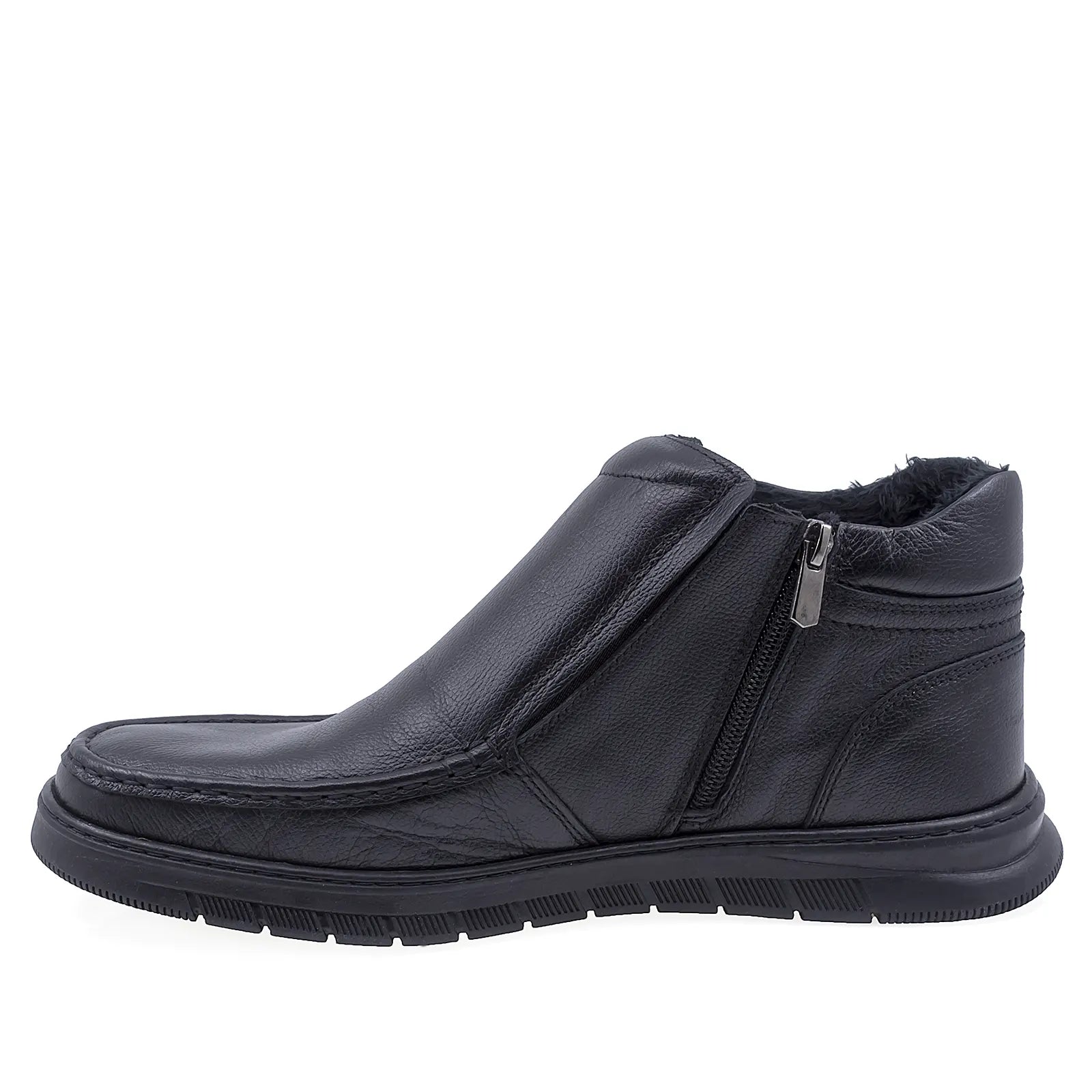 Ghete barbati casual Goretti piele naturala B69-149 negru