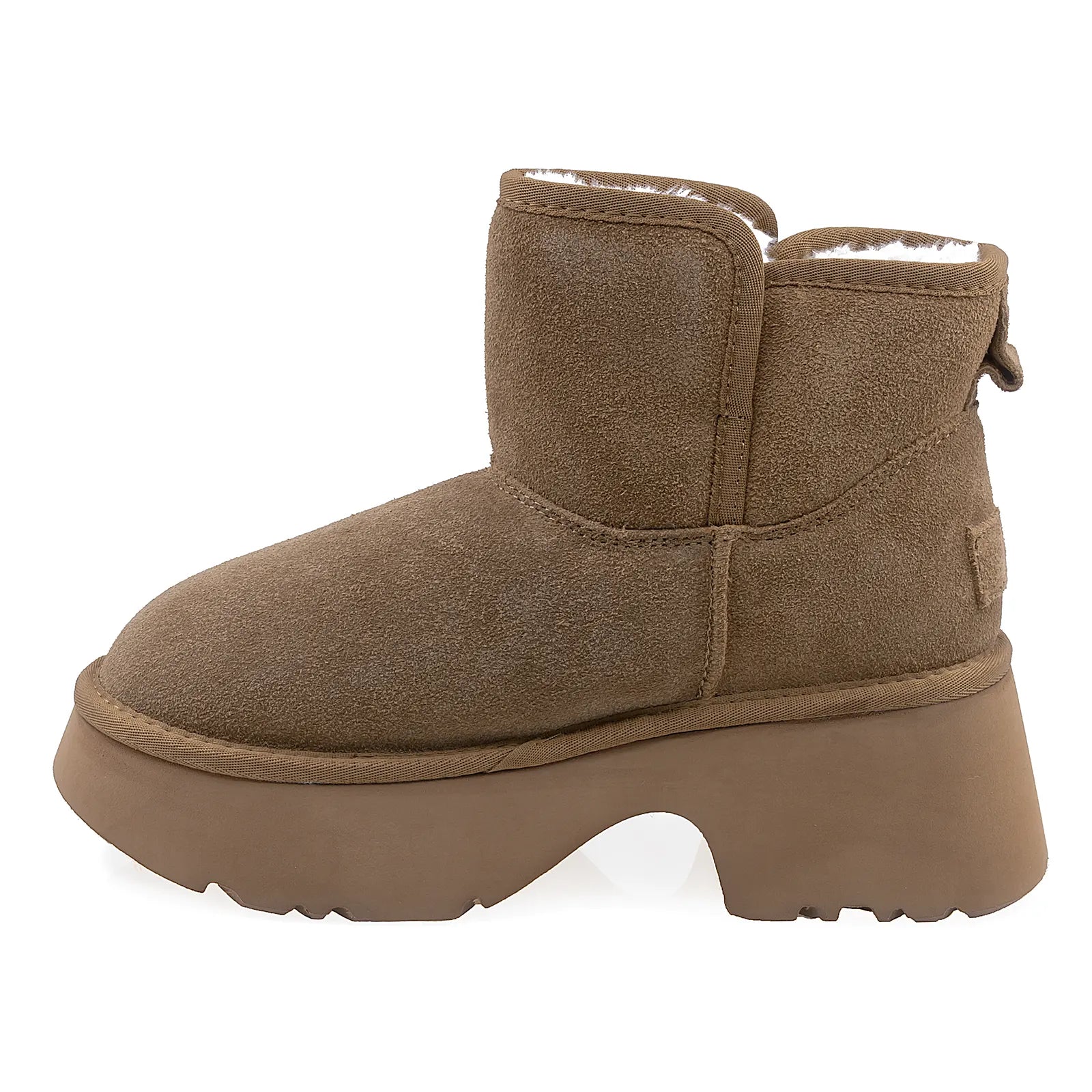 Ghete Dama Casual Anna Viotti Piele Intoarsa D114-KH4B08-6 Camel