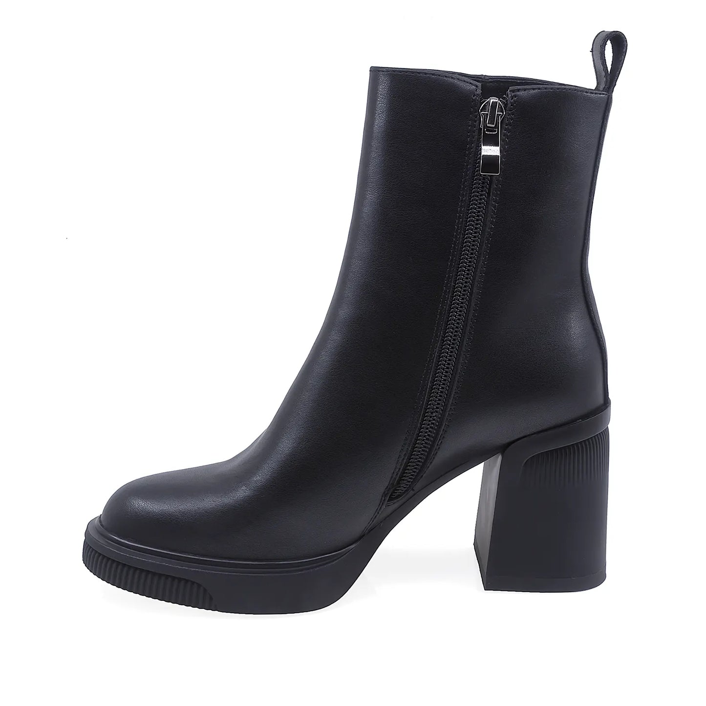 Ghete Dama Elegante Anna Viotti Piele Naturala D106-L358-6A696-T107 Negru