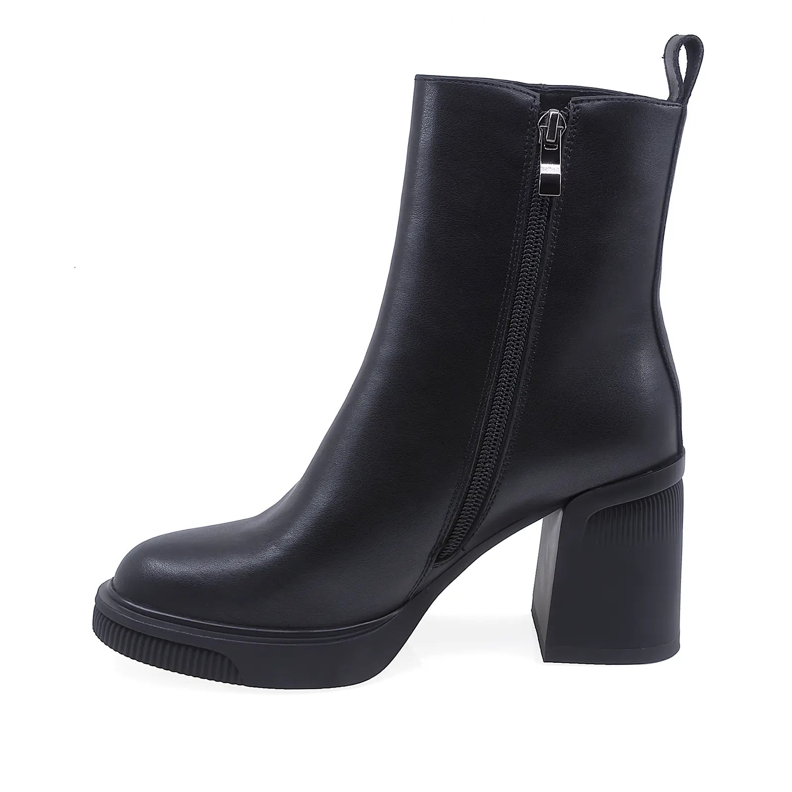 Ghete Dama Elegante Anna Viotti Piele Naturala D106-L358-6A696-T107 Negru