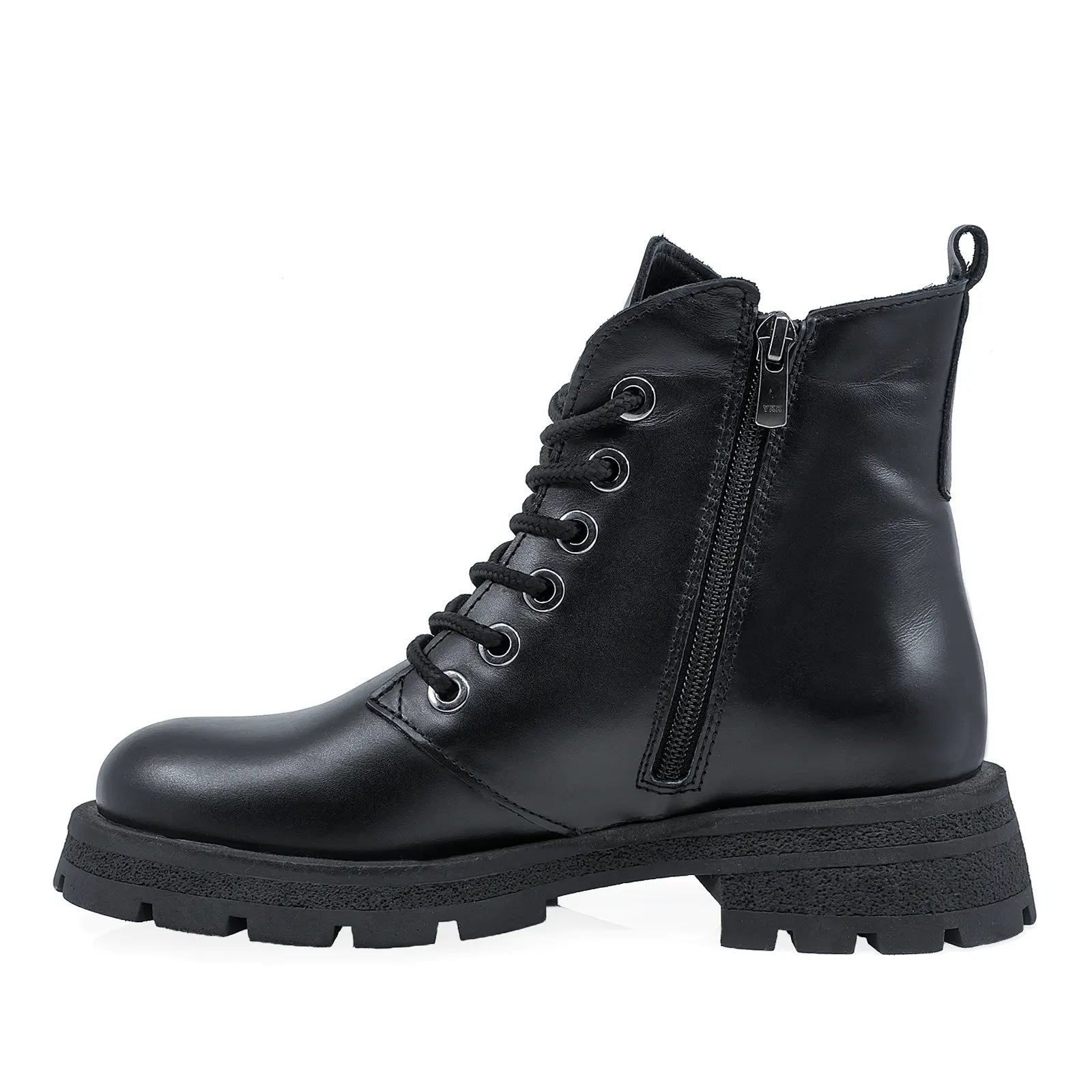 Ghete Dama Casual Anna Viotti Piele Naturala D26-COLOR Negru