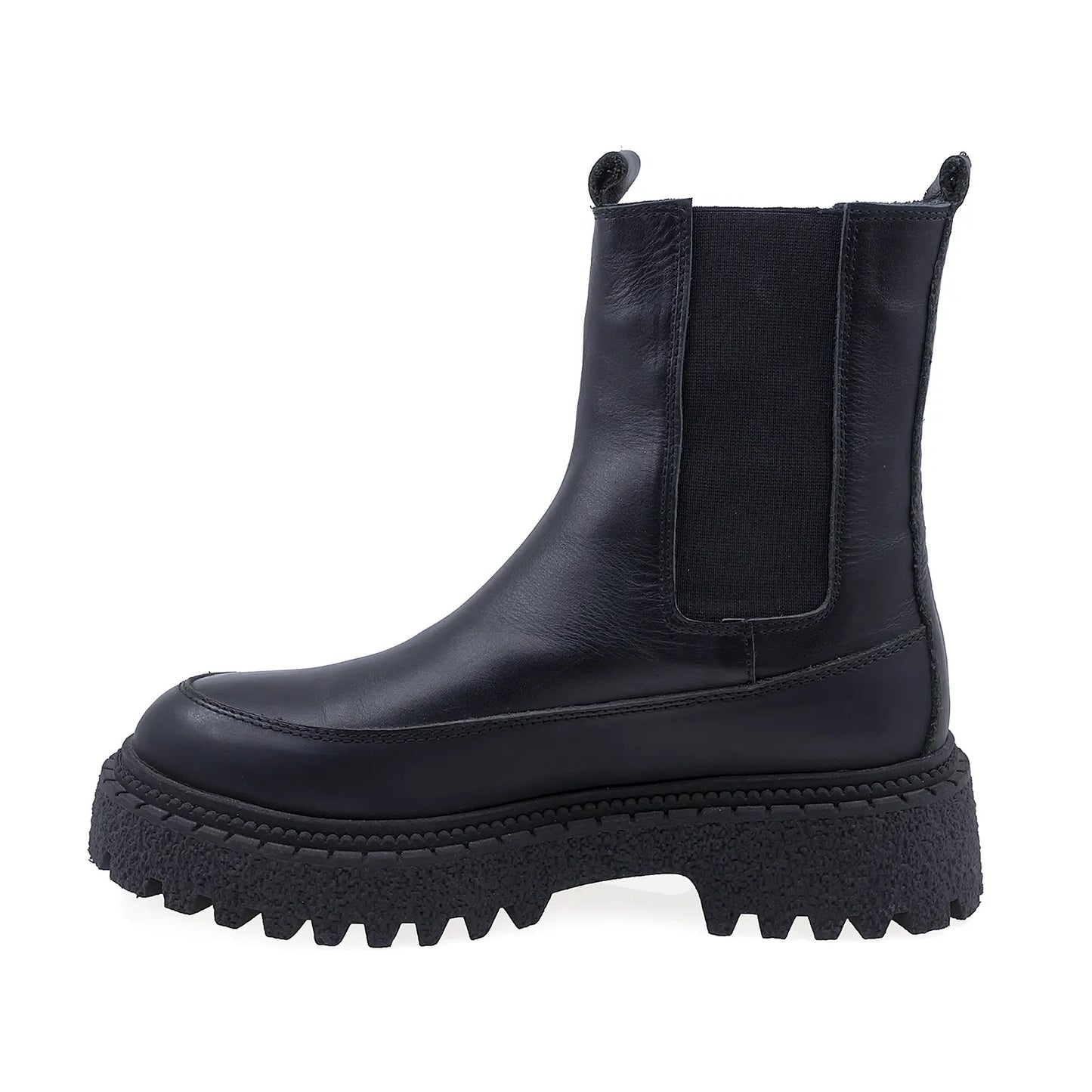 Ghete Dama Casual Anna Viotti Piele Naturala D30-105 Negru