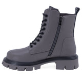 Ghete Dama Casual Anna Viotti Piele Naturala D106-2577-F150 Gri