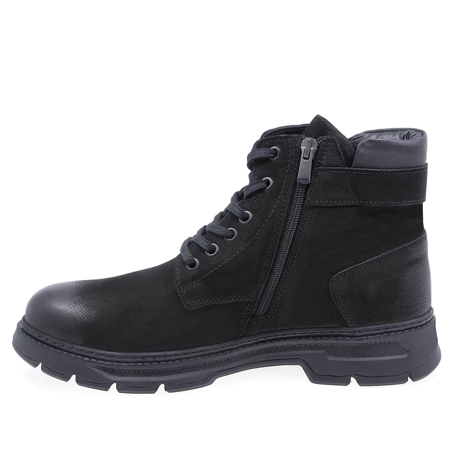 Ghete barbati casual Goretti piele nubuc B36-0456 negru