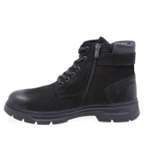Ghete barbati casual Goretti piele nubuc B36-0456 negru
