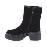 Ghete Dama Casual Anna Viotti Piele Intoarsa D106-F9998-C8101 Negru