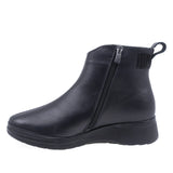 Ghete Dama Casual Anna Viotti Piele Naturala D50-4359 Negru
