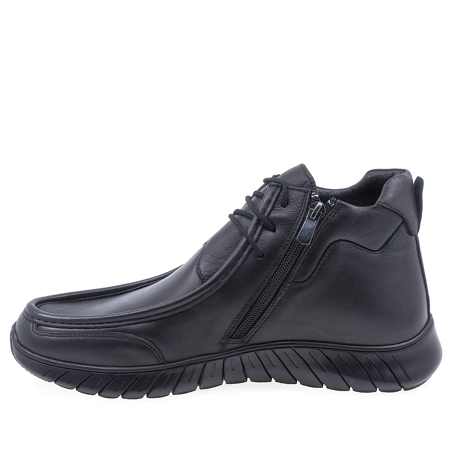 Ghete barbati casual Goretti piele naturala B64-1946 negru