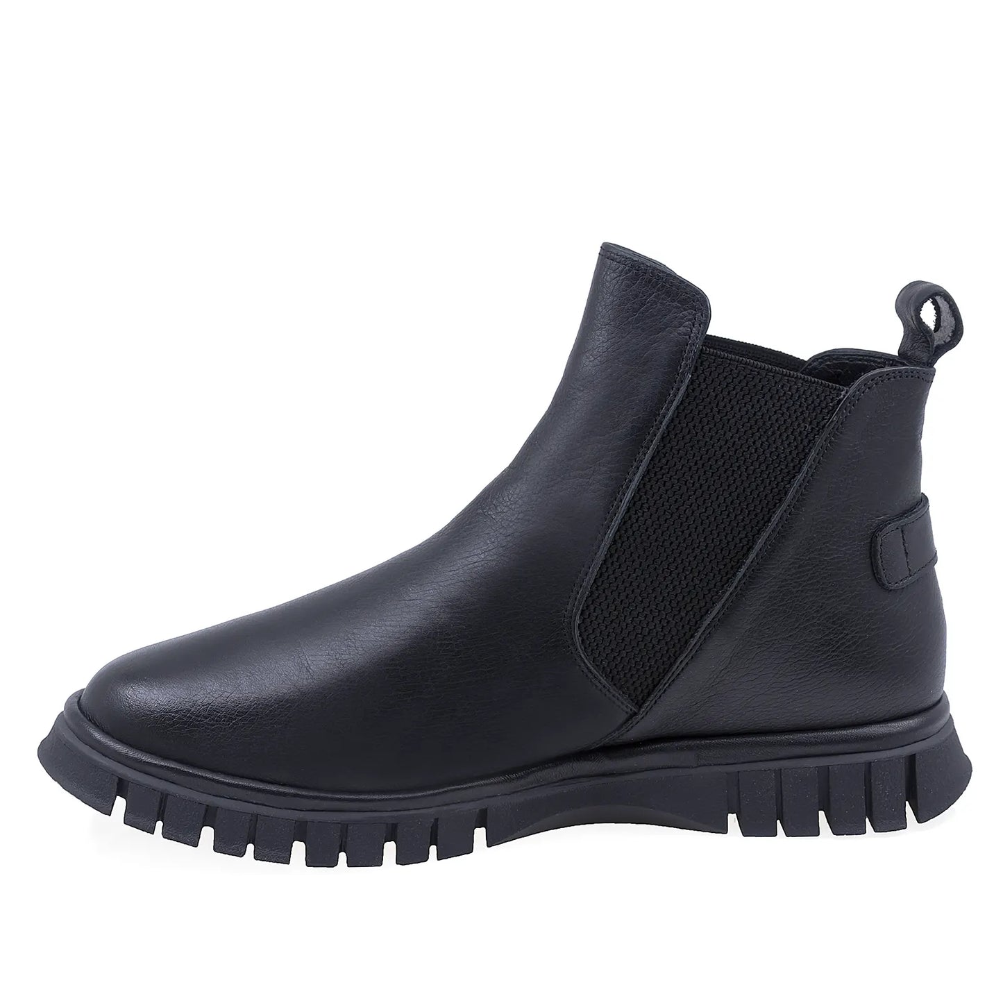 Ghete Dama Casual Anna Viotti Piele Naturala D45-24437 Negru