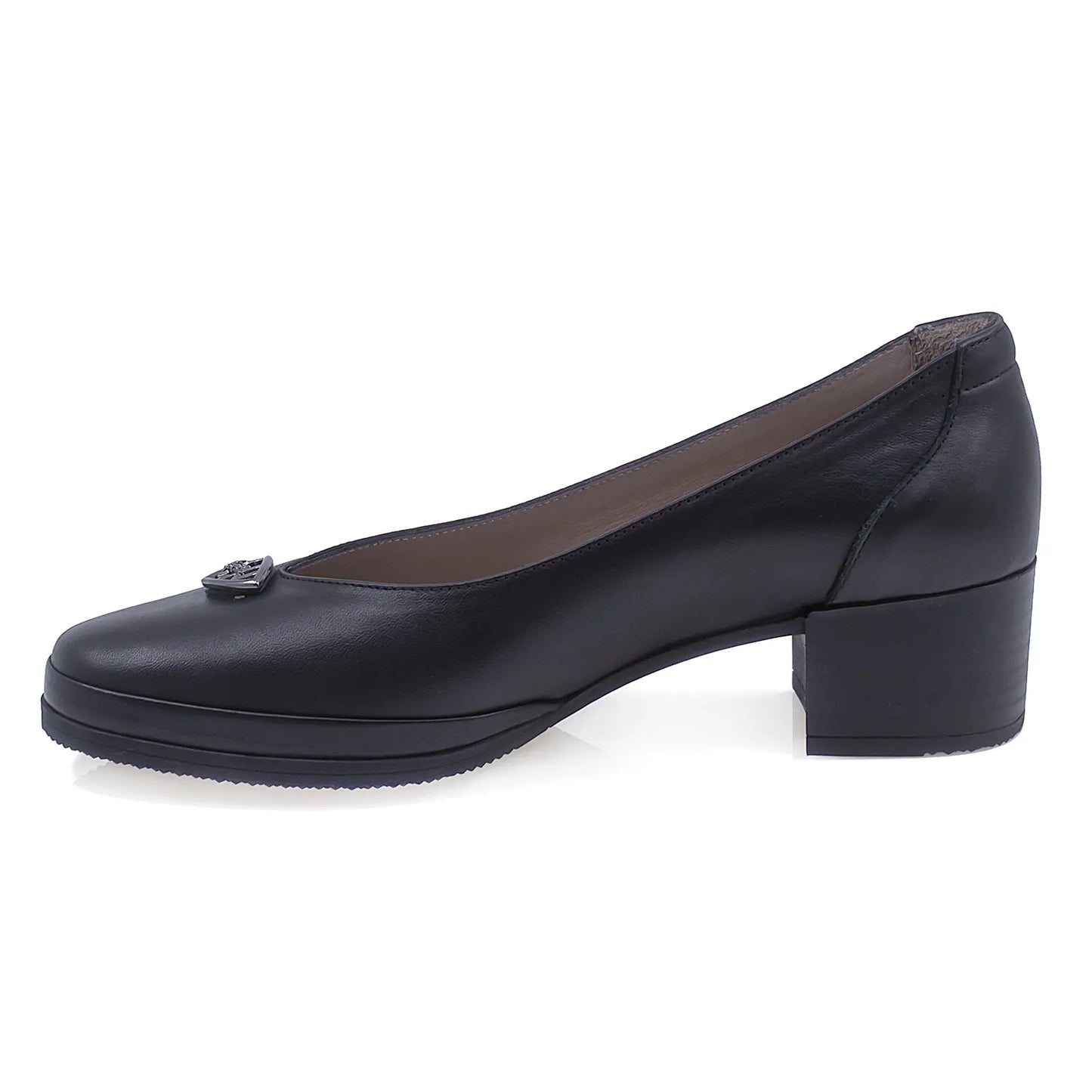 Pantofi Dama Casual Anna Viotti Piele Naturala D50-5430 Negru