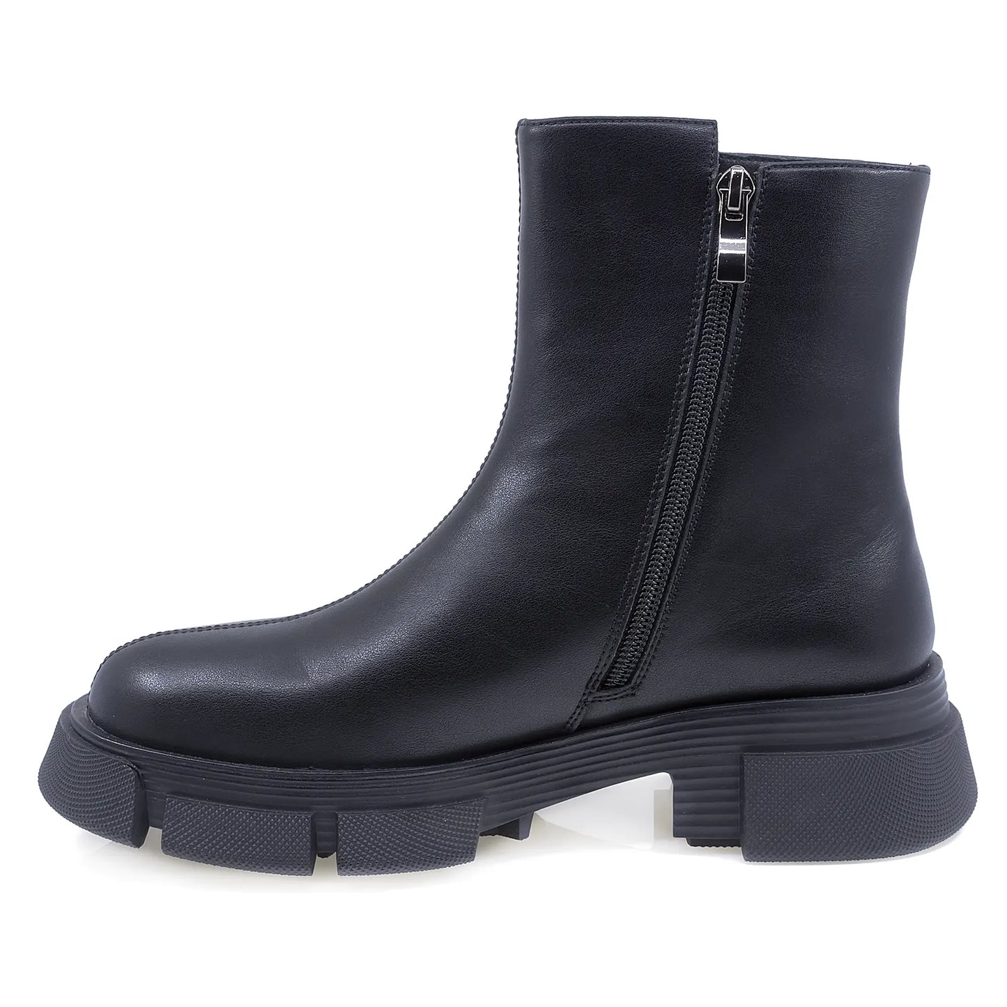 Ghete Dama Casual Anna Viotti Piele Naturala D106-F10503-A910 Negru