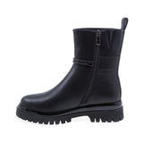 Ghete Dama Casual Anna Viotti Piele Naturala D106-D365-F68 Negru