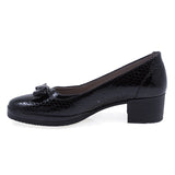 Pantofi Dama Casual Anna Viotti Piele Lacuita D50-5431 Negru