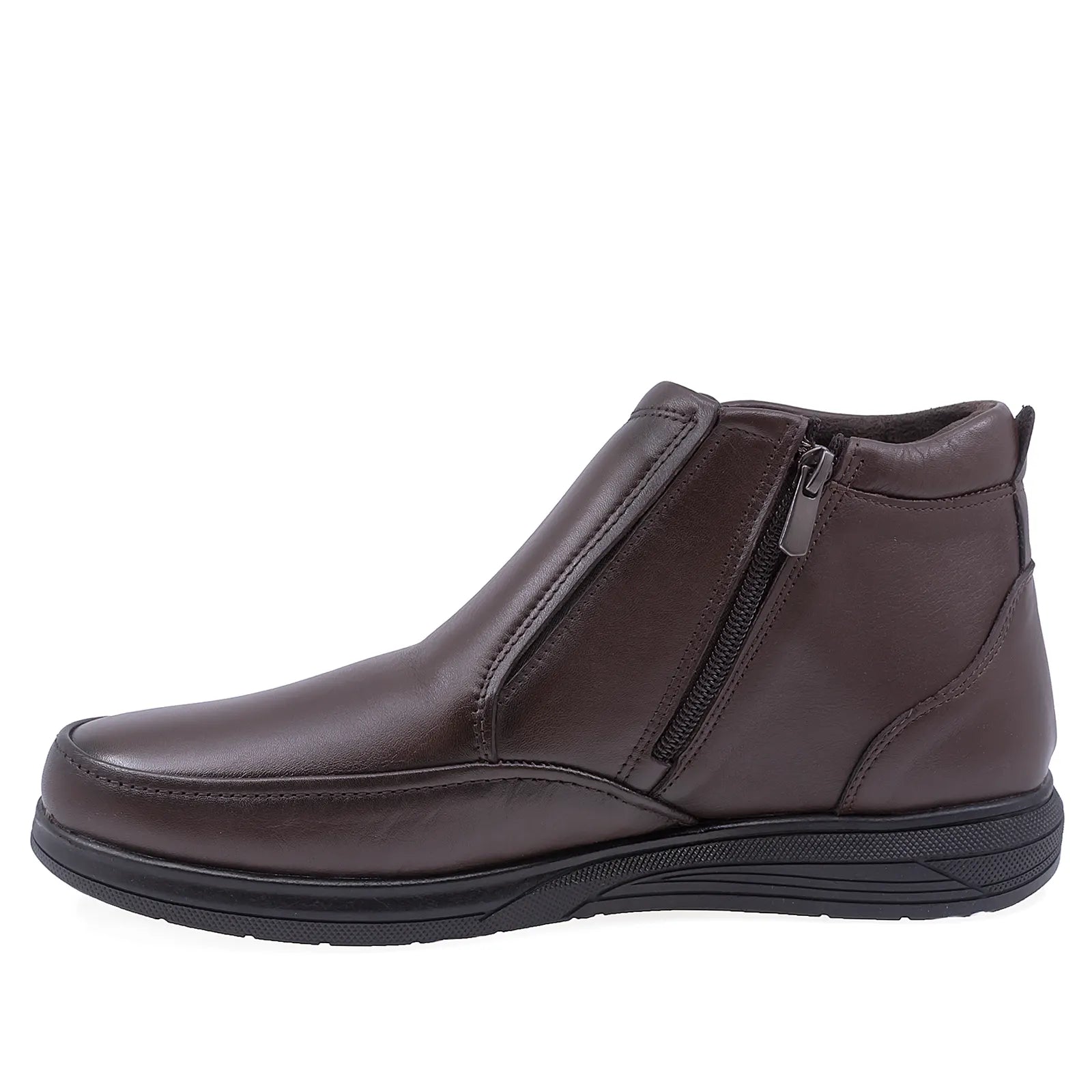Ghete barbati casual Goretti piele naturala B25-3202 maro