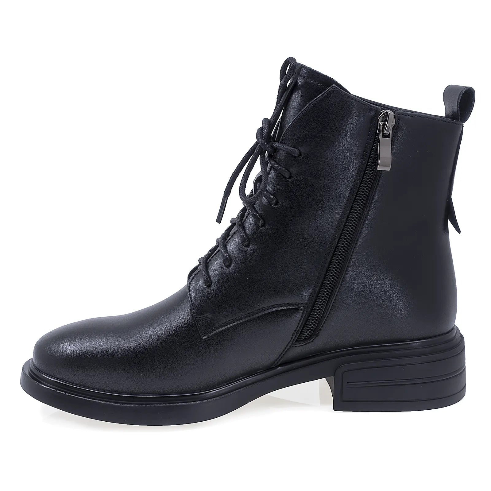 Ghete Dama Casual Anna Viotti Piele Naturala D112-GAW2510 Negru