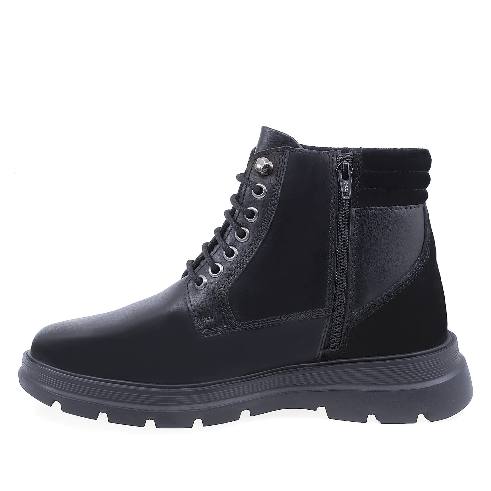 Ghete barbati casual Goretti piele naturala B200-80451 negru