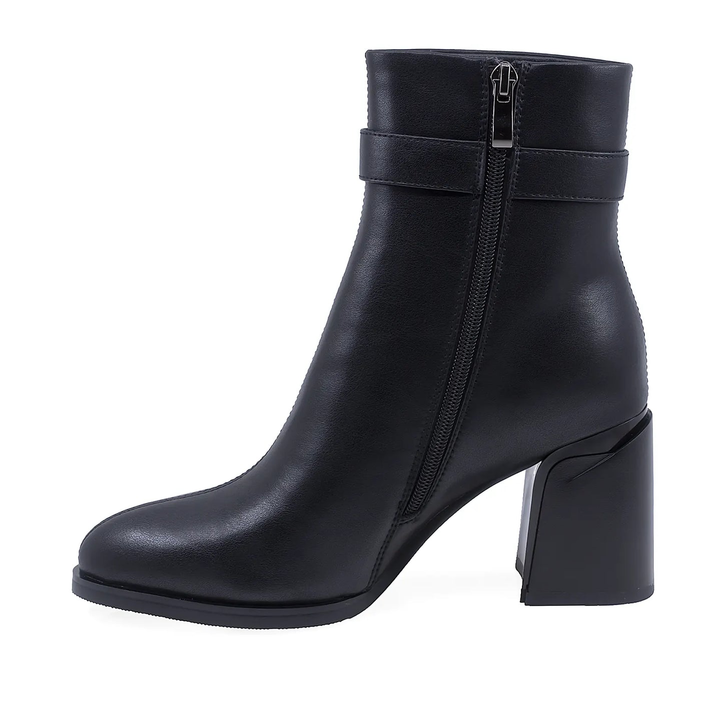 Ghete Dama Elegante Anna Viotti Piele Naturala D106-HY33-C102 Negru