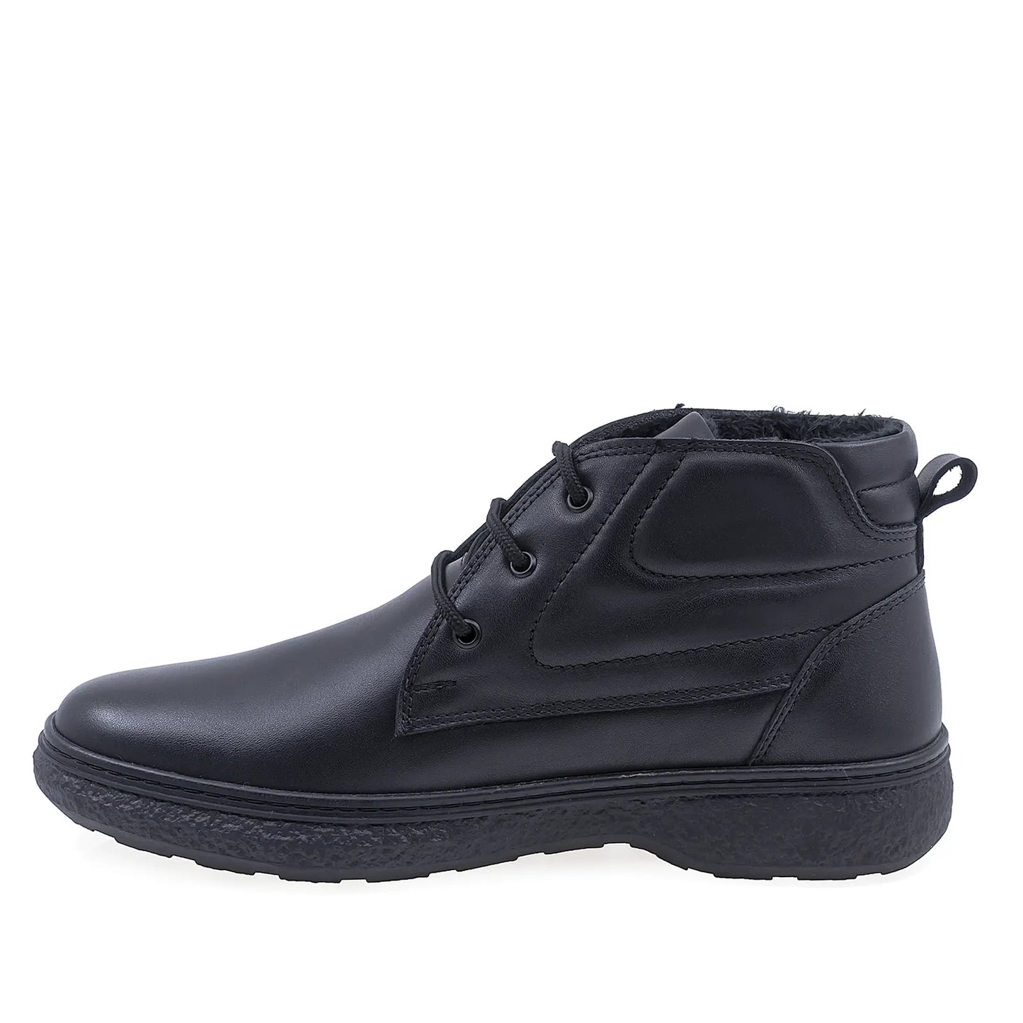 Ghete barbati casual Goretti piele naturala B69-483 negru