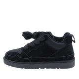 Pantofi Dama Casual Anna Viotti Piele Intoarsa D114-PK2690-1 Negru