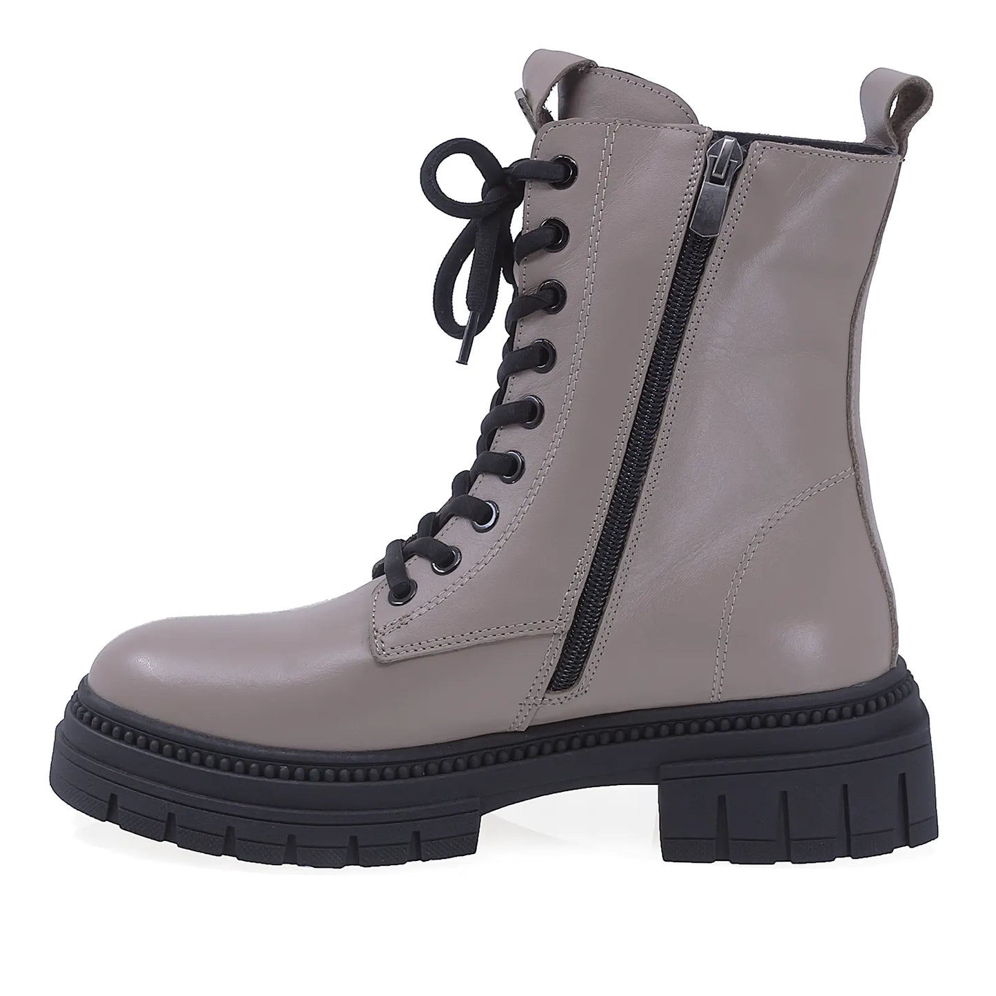 Ghete Dama Casual Anna Viotti Piele Naturala D30-118 Gri