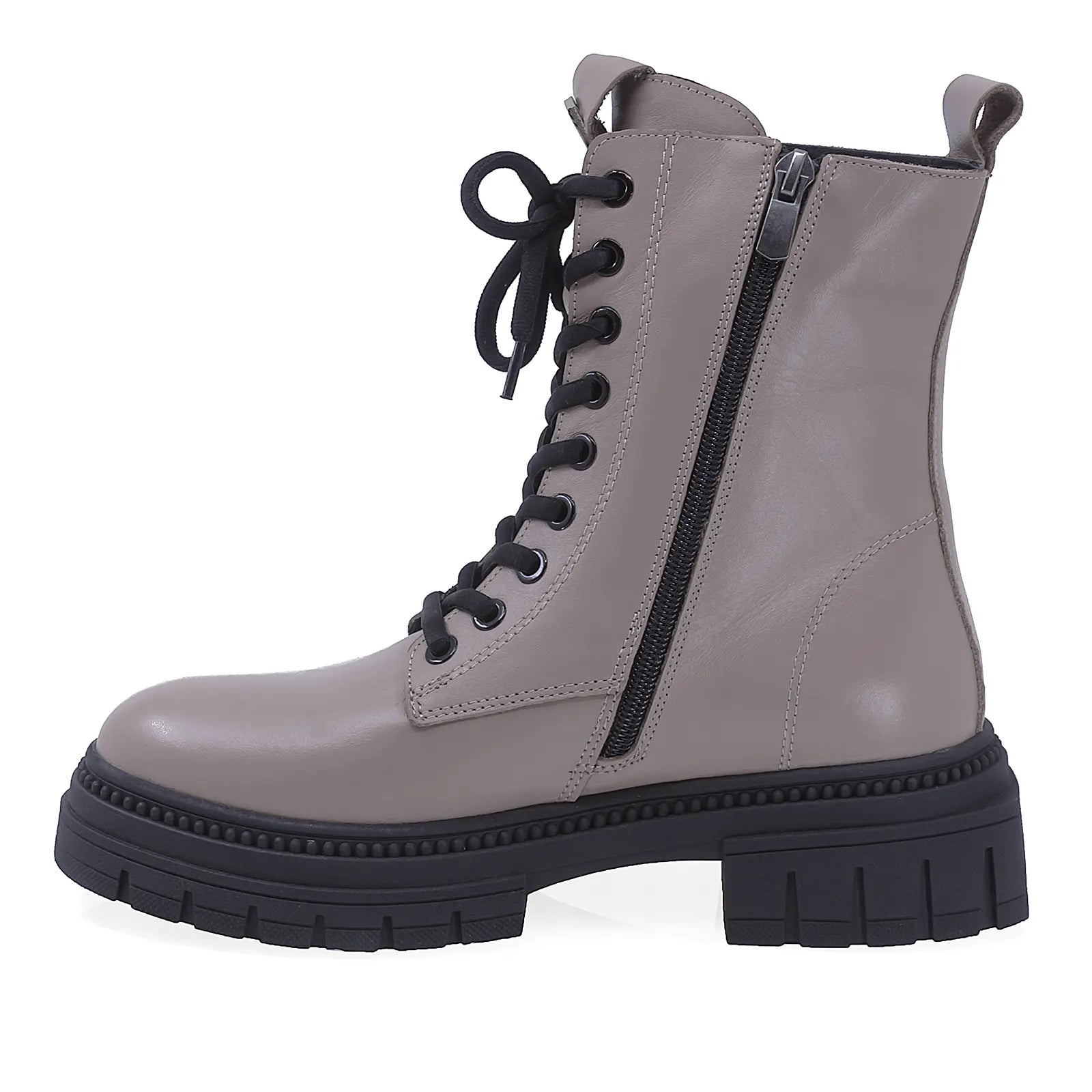 Ghete Dama Casual Anna Viotti Piele Naturala D30-118 Gri