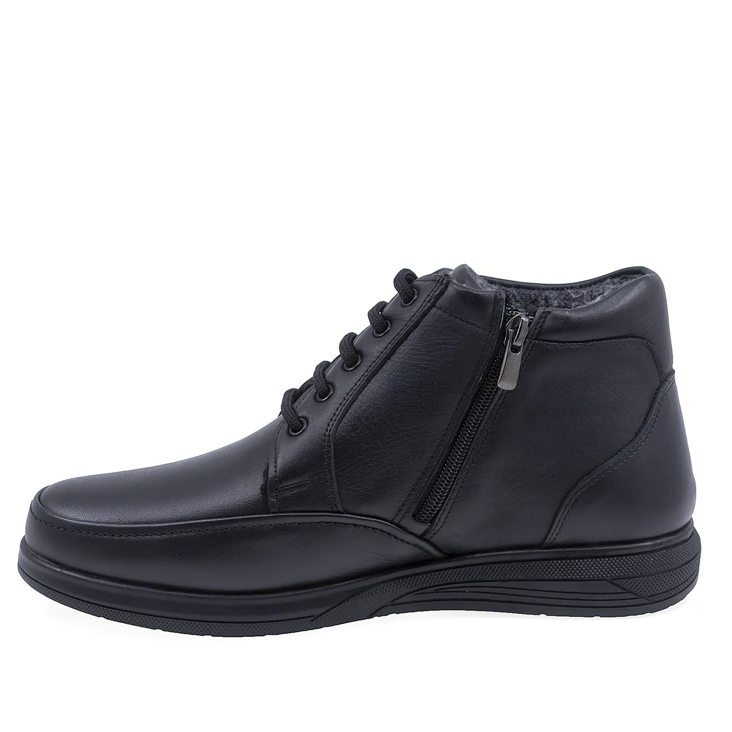 Ghete barbati casual Goretti piele naturala B25-3203 negru