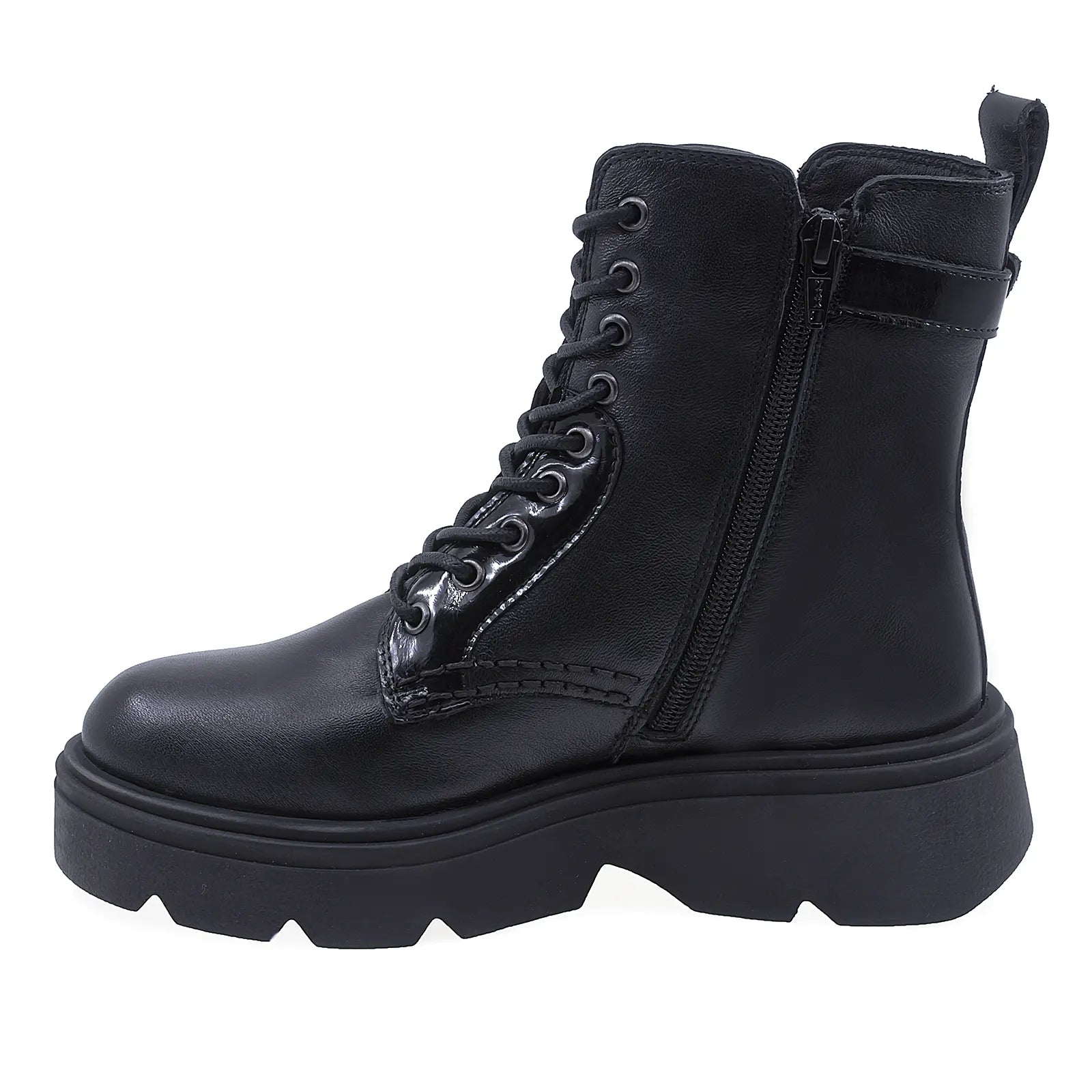 Ghete Dama Casual Anna Viotti Piele Naturala D201-SL-652 Negru