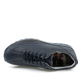 Pantofi barbati casual Bontimes piele naturala B635 albastru