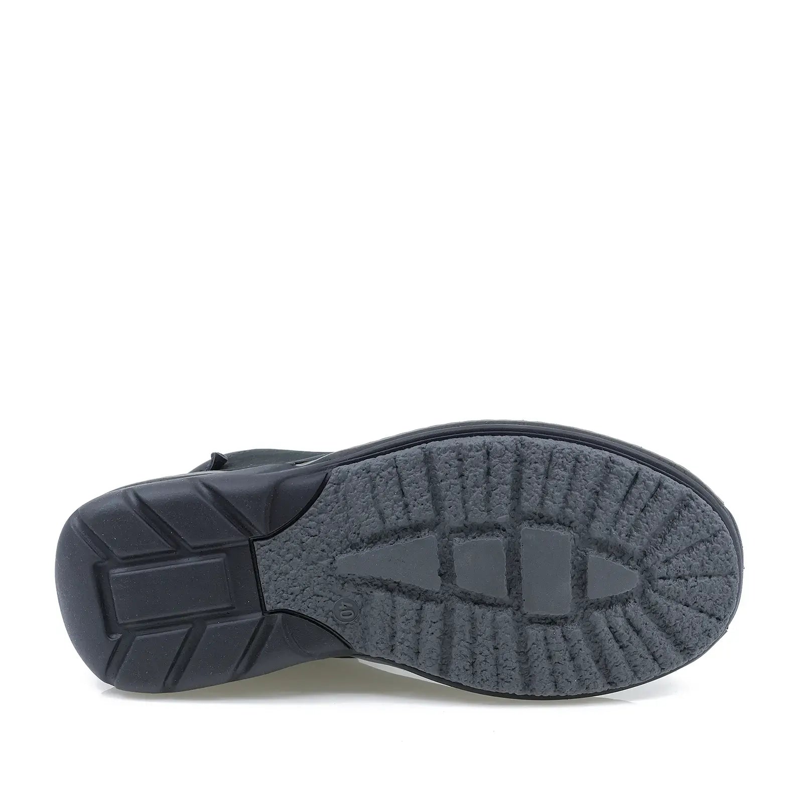 Ghete barbati casual Bontimes piele nabuc B671 Negru