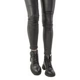 Ghete Dama Casual Anna Viotti Piele Naturala D26-COLOR Negru