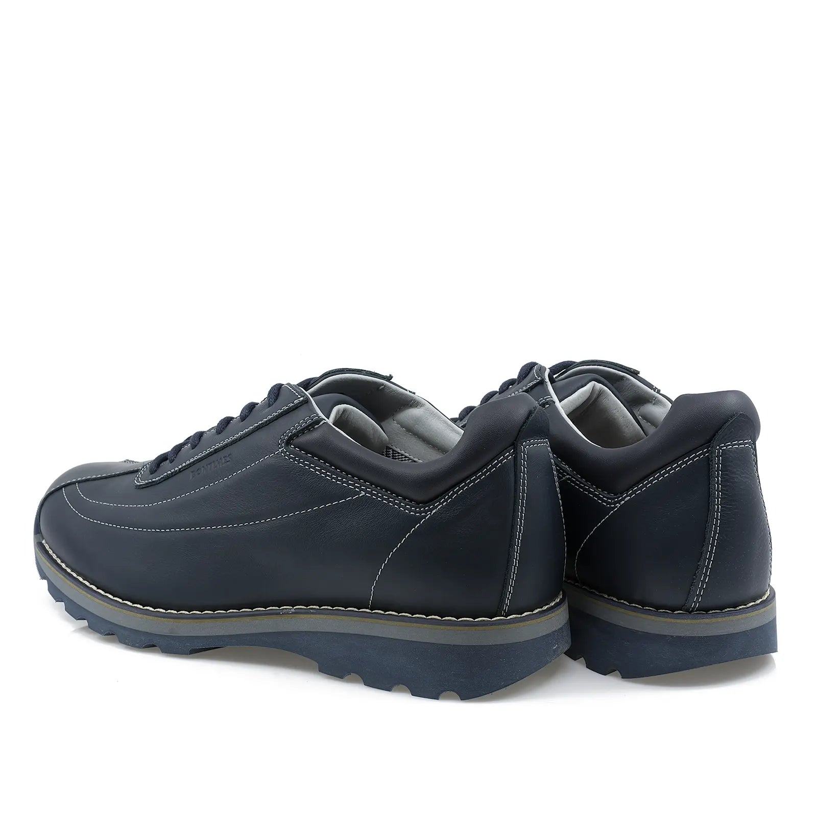 Pantofi barbati casual Bontimes piele naturala B635 albastru