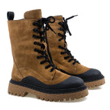 Ghete dama Anna Viotti 100 maro piele intoarsa 1