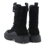 Ghete dama Anna Viotti 100 negru piele intoarsa 4