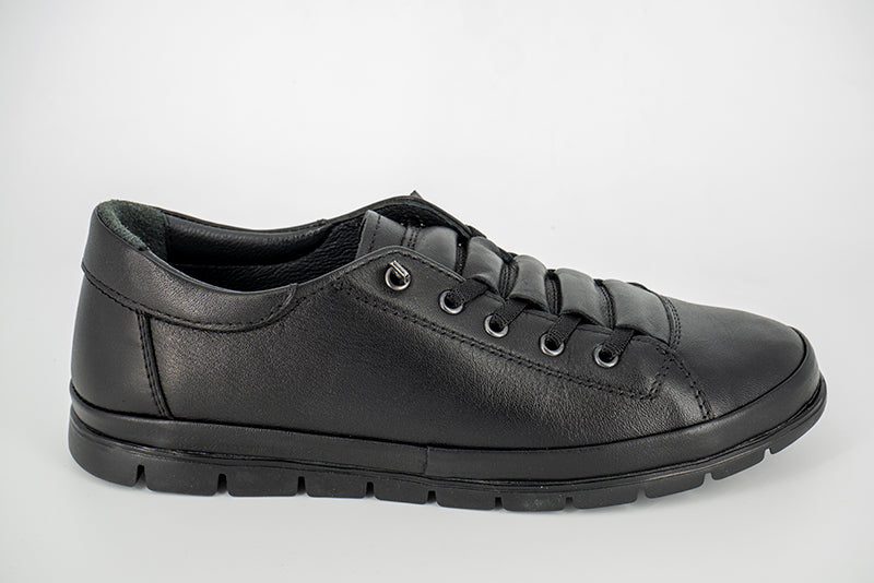 PANTOFI DAMA CASUAL ANNA VIOTTI DIN PIELE NATURALA NEGRI-173