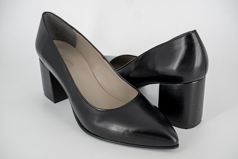 PANTOFI DAMA  ANNA VIOTTI DIN PIELE NATURALA- F59 