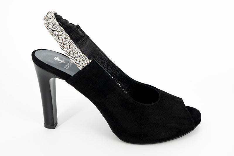 Sandale dama Kordel din piele naturala negru - 2179