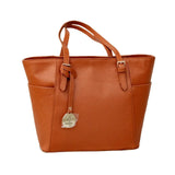 Geantă damă Michelle Anna Fellini piele naturala coniac