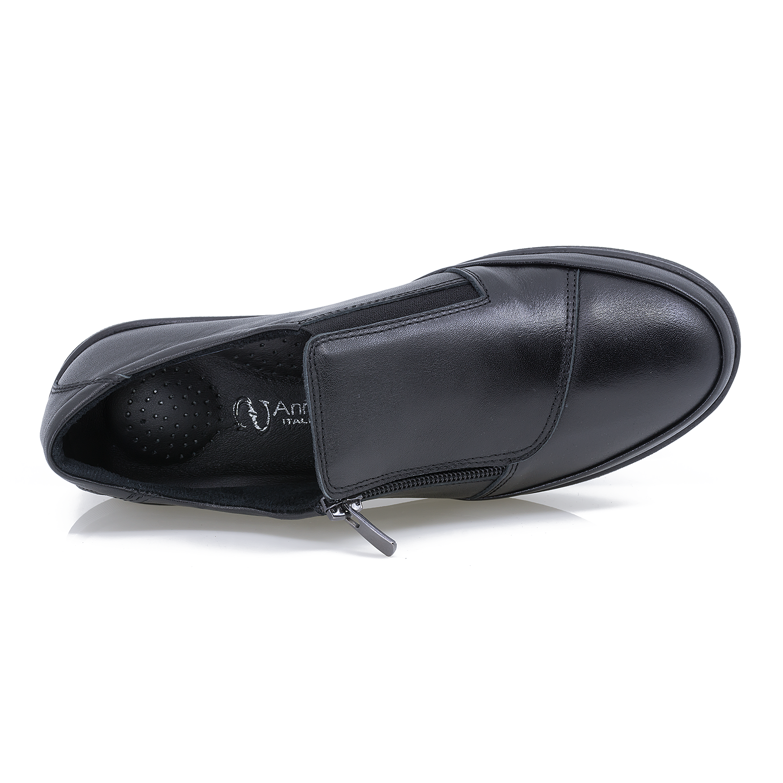 Pantofi dama Anna Viotti Negru din piele naturala D 1250 negru