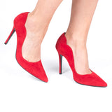 Pantofi eleganti GUBAN Rosu din piele naturala