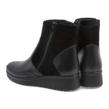 Ghete dama Anna Viotti din piele naturala D 1262 negru